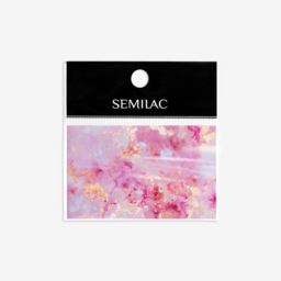 12 Semilac Nail transfer foil Rose Gold Marble