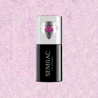 806 Semilac Extend Care 5w1 Glitter Delicate Pink