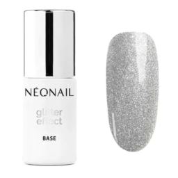 NeoNail Baza hybrydowa Glitter Base Silver Shine