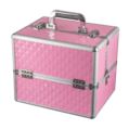 Kuferek kosmetyczny 32cm cube 3d różowy