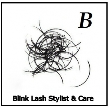 Rzęsy Jedwabne  Blink Lash Stylist & Care. Profil B. Grubość 0,20. Długość 14