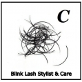 Rzęsy Jedwabne  Blink Lash Stylist & Care. Profil C. Grubość 0,20. Długość 15 mm