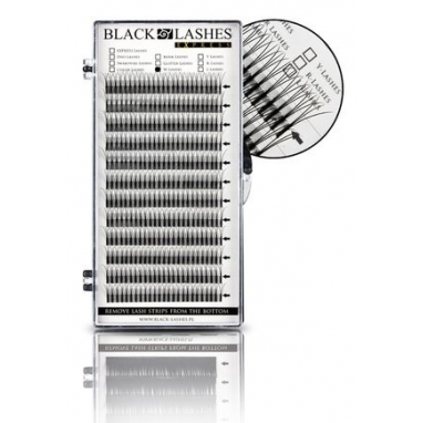 Black Lashes Express W-Lashes B 0,15 x 10 mm