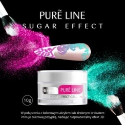 Żel UV Silcare Pure Line Sugar Effect 10 g