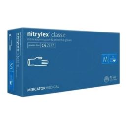 Rękawiczki Nitrylowe Nitrylex Classic M Niebieskie