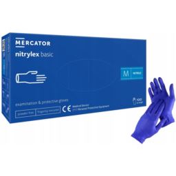 Rękawiczki Nitrylowe Nitrylex Basic M Dark Blue